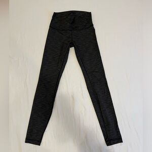 Lululemon charcoal grey space dye leggings